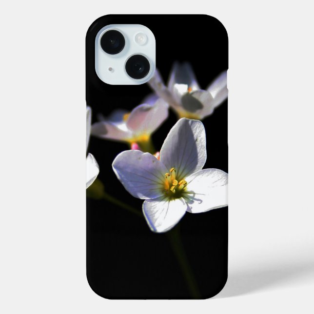 Cardamine Pratensis Flowers iphcnm Case-Mate iPhone Case (Back)