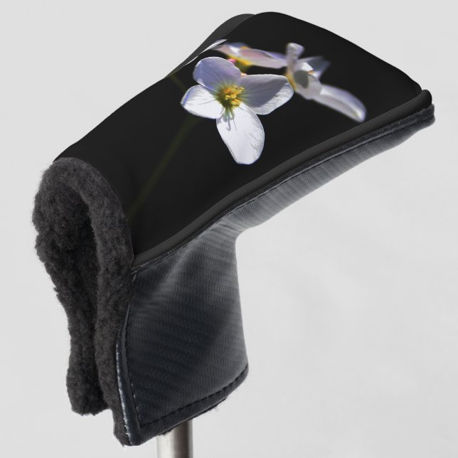 Cardamine Pratensis Flowers pccnm Golf Head Cover (3/4 Front)