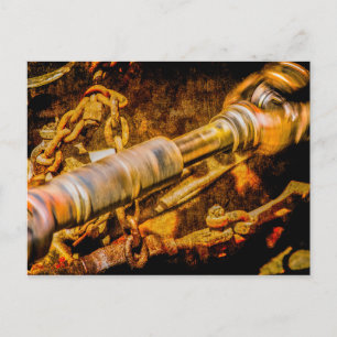 Cardan Shaft - Working Hard Postcard