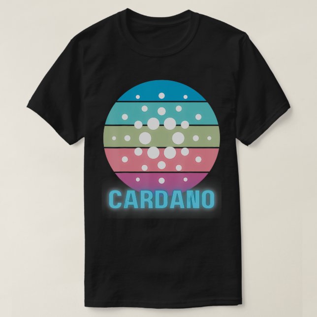 Cardano ADA Blockchain Smart Contract Crypto Crypt T-Shirt (Design Front)