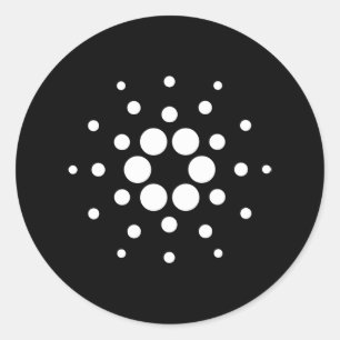 Cardano Design Classic Round Sticker
