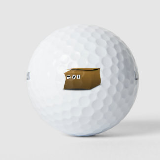 Cardboard Box Golf Balls