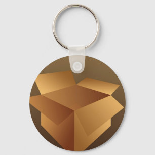 Cardboard Box Key Ring