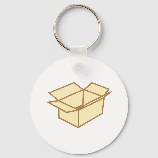 Cardboard box key ring (Front)