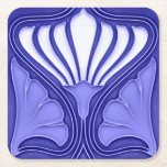Cardboard Drink coaster paper art nouveau<br><div class="desc">Give a touch of elegance to your party and surprise your guests with this beautiful cardboard coaster printed image of an art nouveau tile</div>