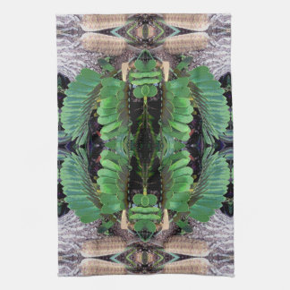 Cardboard Palm Pattern Tea Towel