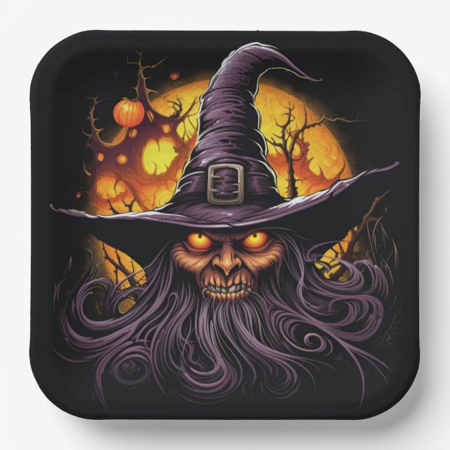 Cardboard plates The Pumpkin Patch Enigma (Front)