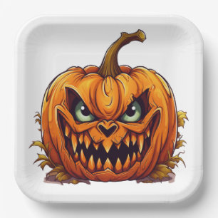 Cardboard plates The Pumpkin Princess