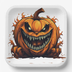Cardboard plates The Pumpkin's Enchantment