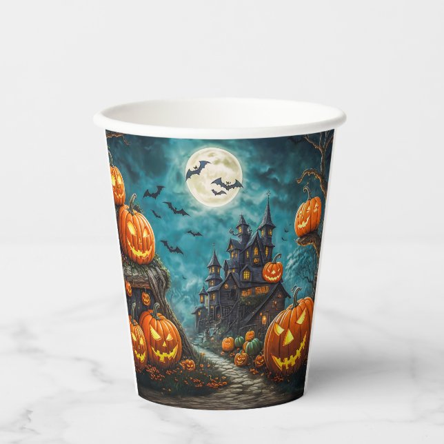 Cardcup for a Halloween party Paper Cups (Front)