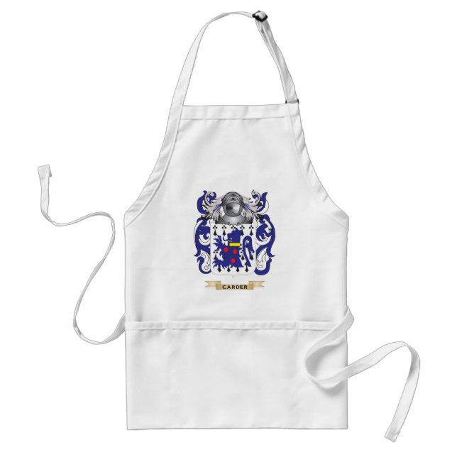 Carder Coat of Arms (Family Crest) Standard Apron (Front)