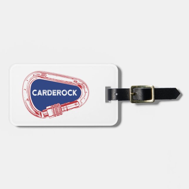 Carderock Climbing Carabiner Luggage Tag (Front Horizontal)