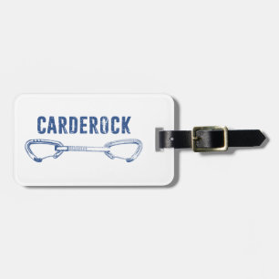 Carderock Rock Climbing Quickdraw Luggage Tag
