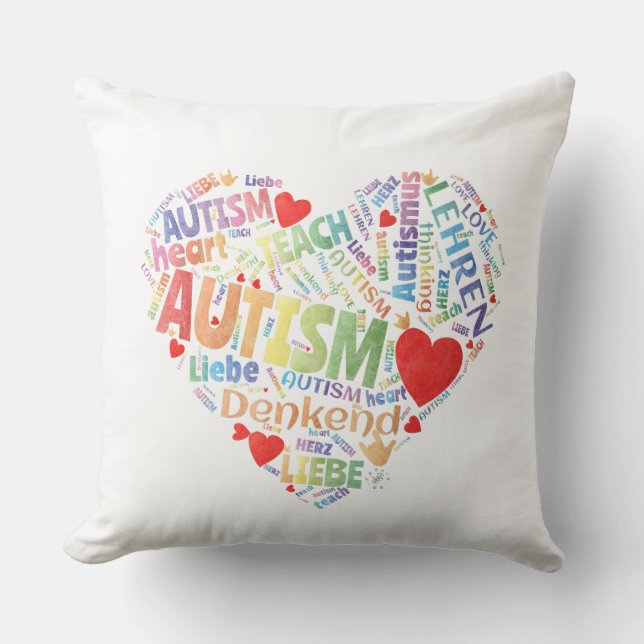 Cardiac autism cushion (Front)