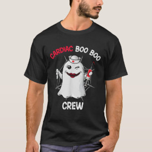 Cardiac Boo Boo Crew Nursing Halloween Nurse Costu T-Shirt