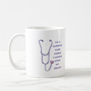 Cardiac Care Nurse Heart Coffee Mug