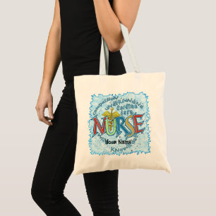 Cardiac Care Nurse Motto Tote Bag