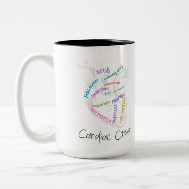 Cardiac Crew Anatomical Heart Mug (Left)