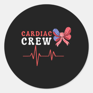 Cardiac Crew  Classic Round Sticker