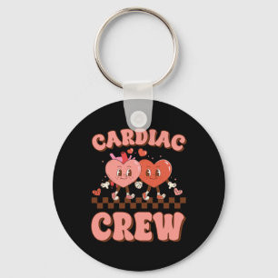 Cardiac Crew Heart Nurse Echo Tech Valentine Days Key Ring
