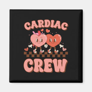Cardiac Crew Heart Nurse Echo Tech Valentine Days Magnet