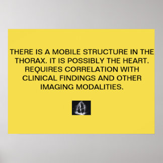 Cardiac Echo Report Poster