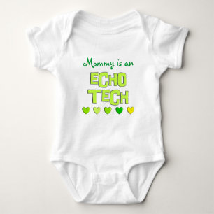 Cardiac Echo Tech Gifts Baby Bodysuit