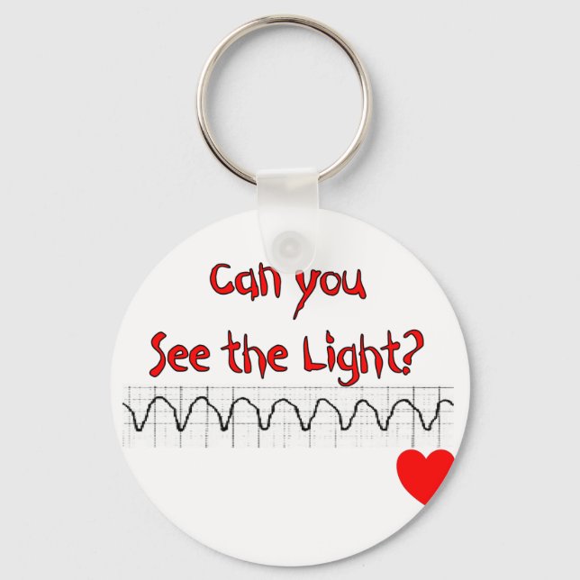 Cardiac/ ER Nurse Hilarious sayings Key Ring (Front)