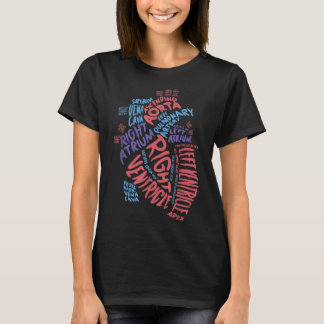 Cardiac Nurse  Anatomical Heart Cardiology Medical T-Shirt