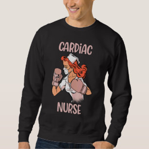 Cardiac Nurse  Boxing Gloves Fighter Sweatshirt