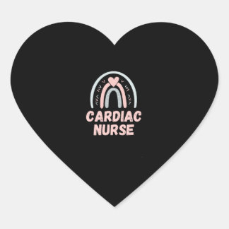 Cardiac Nurse  Cardiac Nurse Gift    Heart Sticker