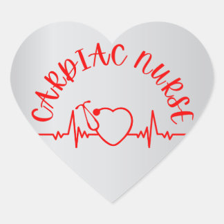 cardiac nurse cardiac nurse gifts cardiology heart sticker