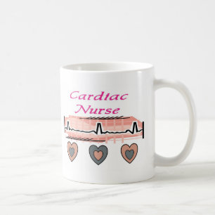 Cardiac Nurse EKG Paper Design Coffee Mug