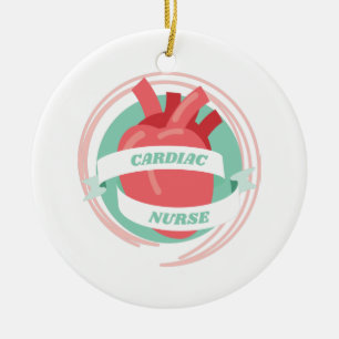 Cardiac Nurse Gift for Cardiology Nursing Team Gif Ceramic Ornament