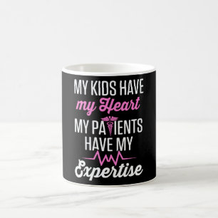 Cardiac Nurse Mum Cardiology My Kids Have my Heart Coffee Mug