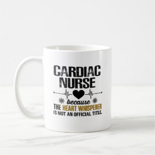 cardiac nurse nursing school medical icu retired coffee mug