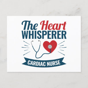 Cardiac Nurse the Heart Whisperer Postcard
