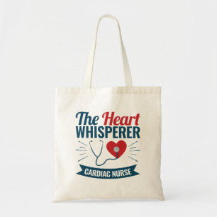 Cardiac Nurse the Heart Whisperer Tote Bag