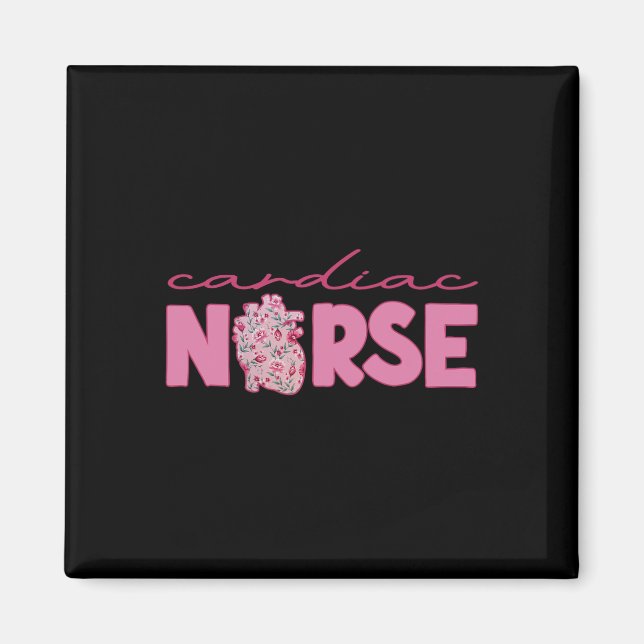 Cardiac Nurse Valentine’s Day Valentine Cardiology Magnet (Front)