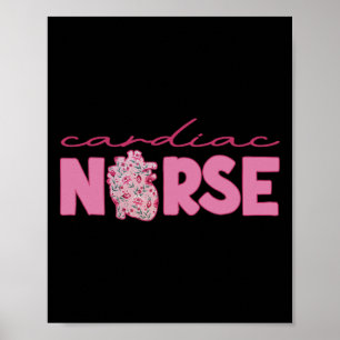 Cardiac Nurse Valentine’s Day Valentine Cardiology Poster