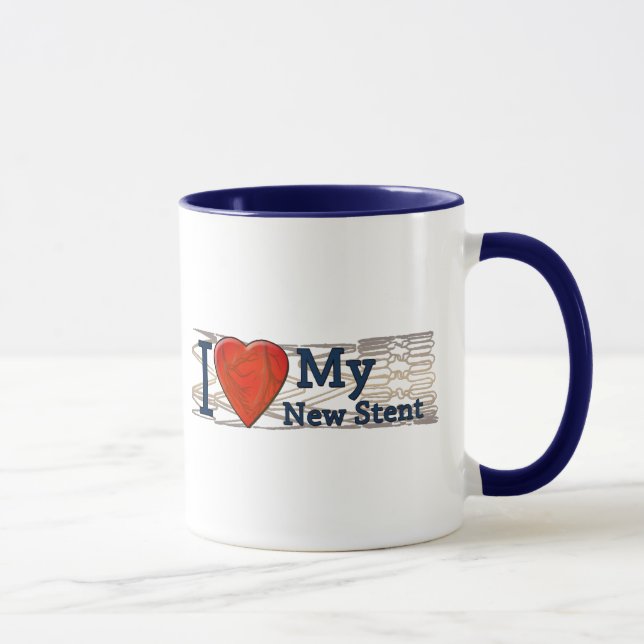 Cardiac Recovery Gifts | Stent T-shirts Mug (Right)