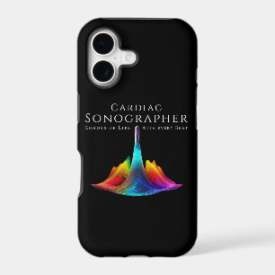 Cardiac Sonographer-Colourful Ultrasound Waves