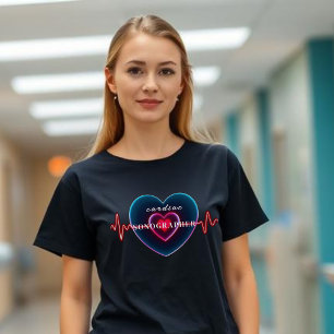 Cardiac Sonographer   Echo Tech   Heartbeat  T-Shirt