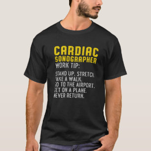 Cardiac Sonographer Echo Tech RDCS T-Shirt
