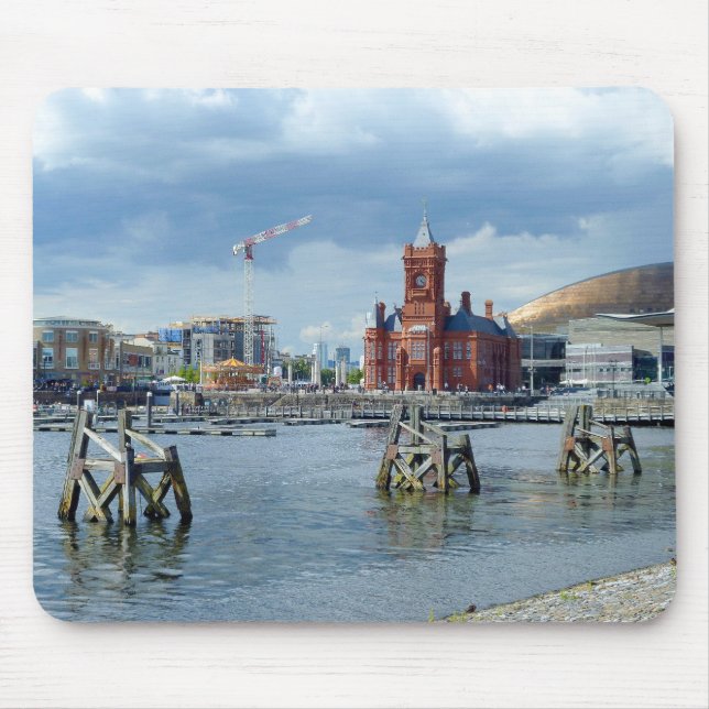 Cardiff Bay, Cardiff, Wales Mouse Pad (Front)