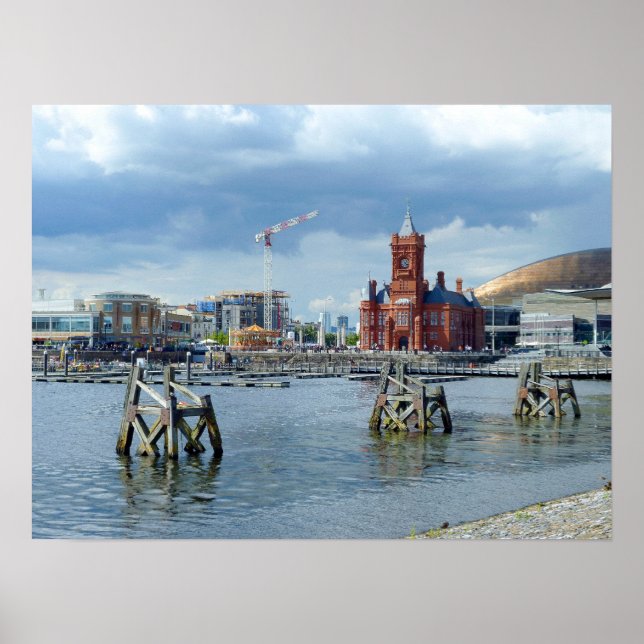 Cardiff Bay, Cardiff, Wales Poster (Front)