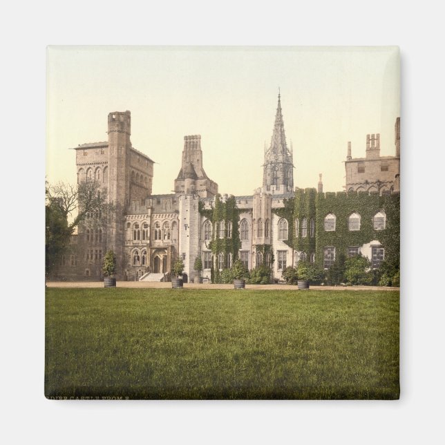 Cardiff Castle II, Cardiff, Wales Magnet (Front)