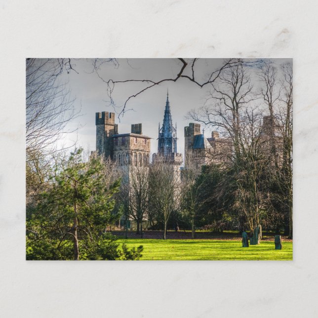 Cardiff Castle Postcard (Front)
