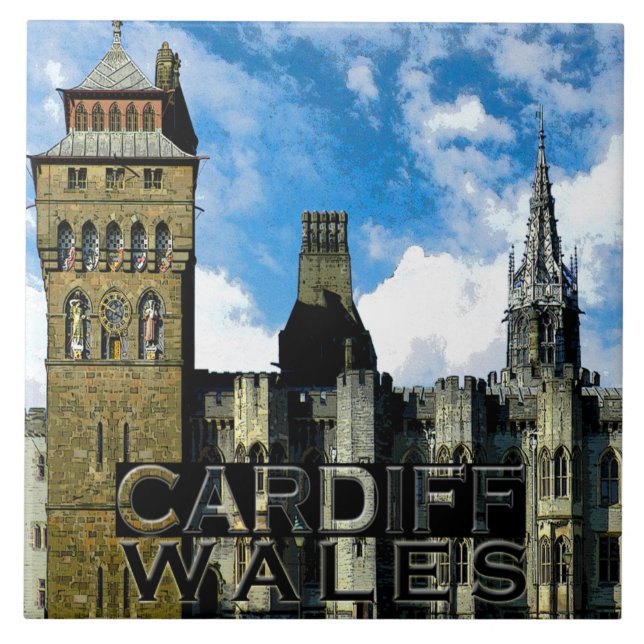 Cardiff Ceramic Tile (Front)