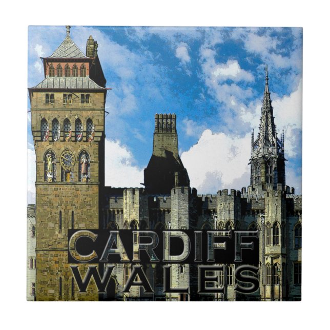 Cardiff Ceramic Tile (Front)